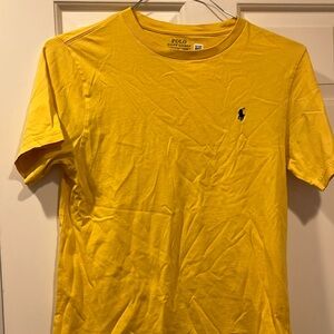 Yellow. Ralph Lauren Polo. T shirt. Large. 14 16